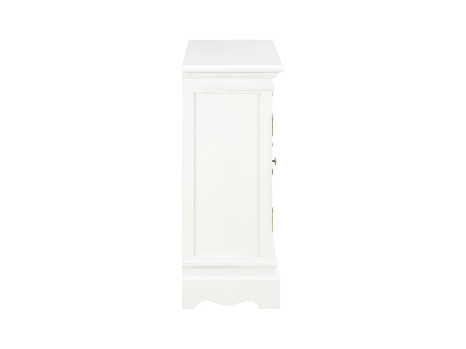 Aparador aparador consola mueble mueble almacenaje blanco 70 cm madera maciza de pino 4402057