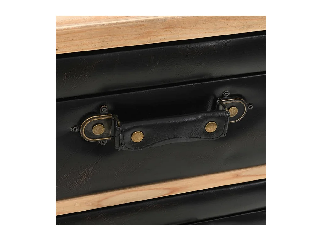 meuble de rangement à tiroirs bois de sapin massif 80 cm 4402188