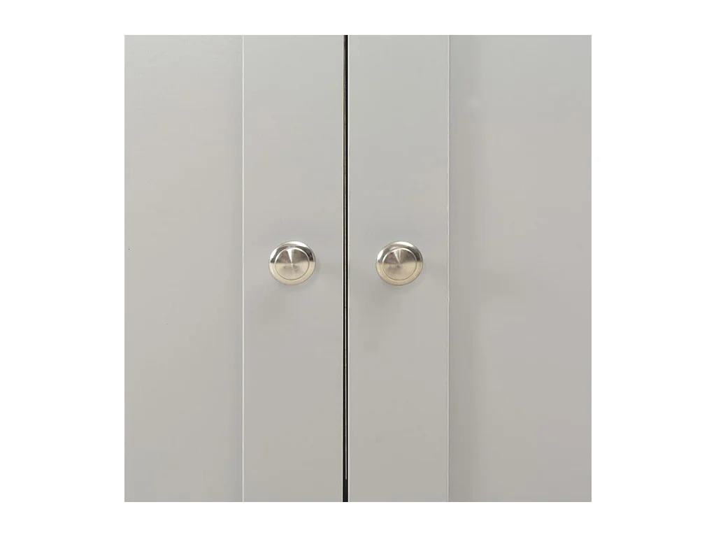 Aparador buffet mueble consola gris unidad de almacenamiento 79 cm 4402263