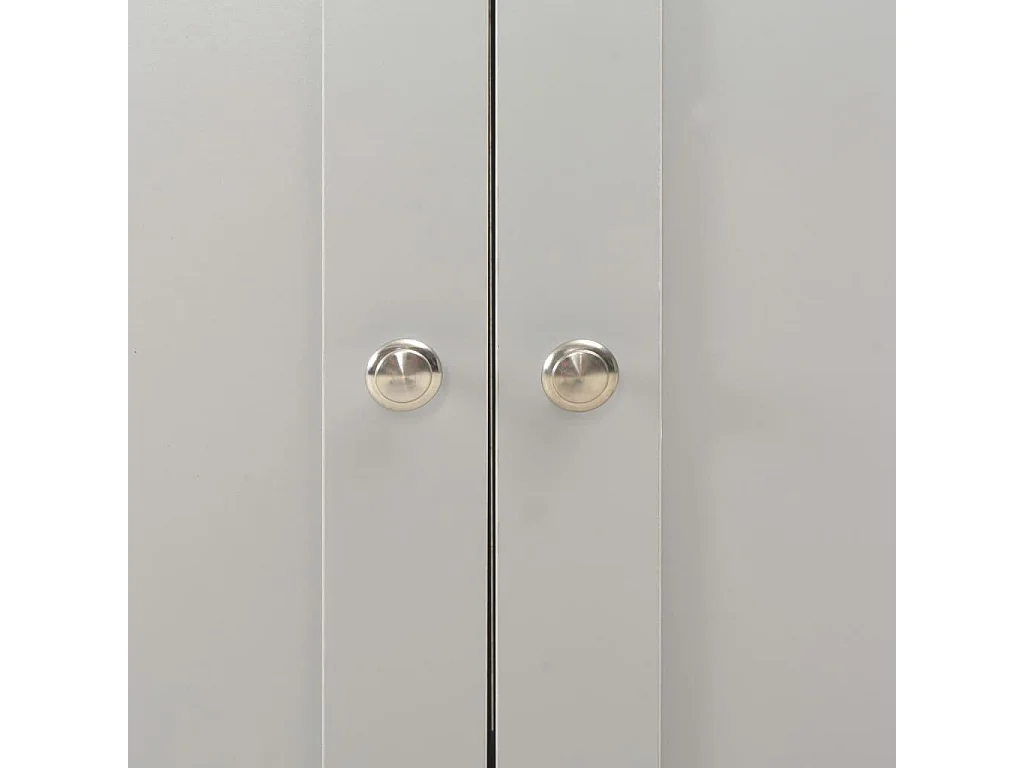 Aparador buffet mueble consola gris unidad de almacenamiento 79 cm 4402263