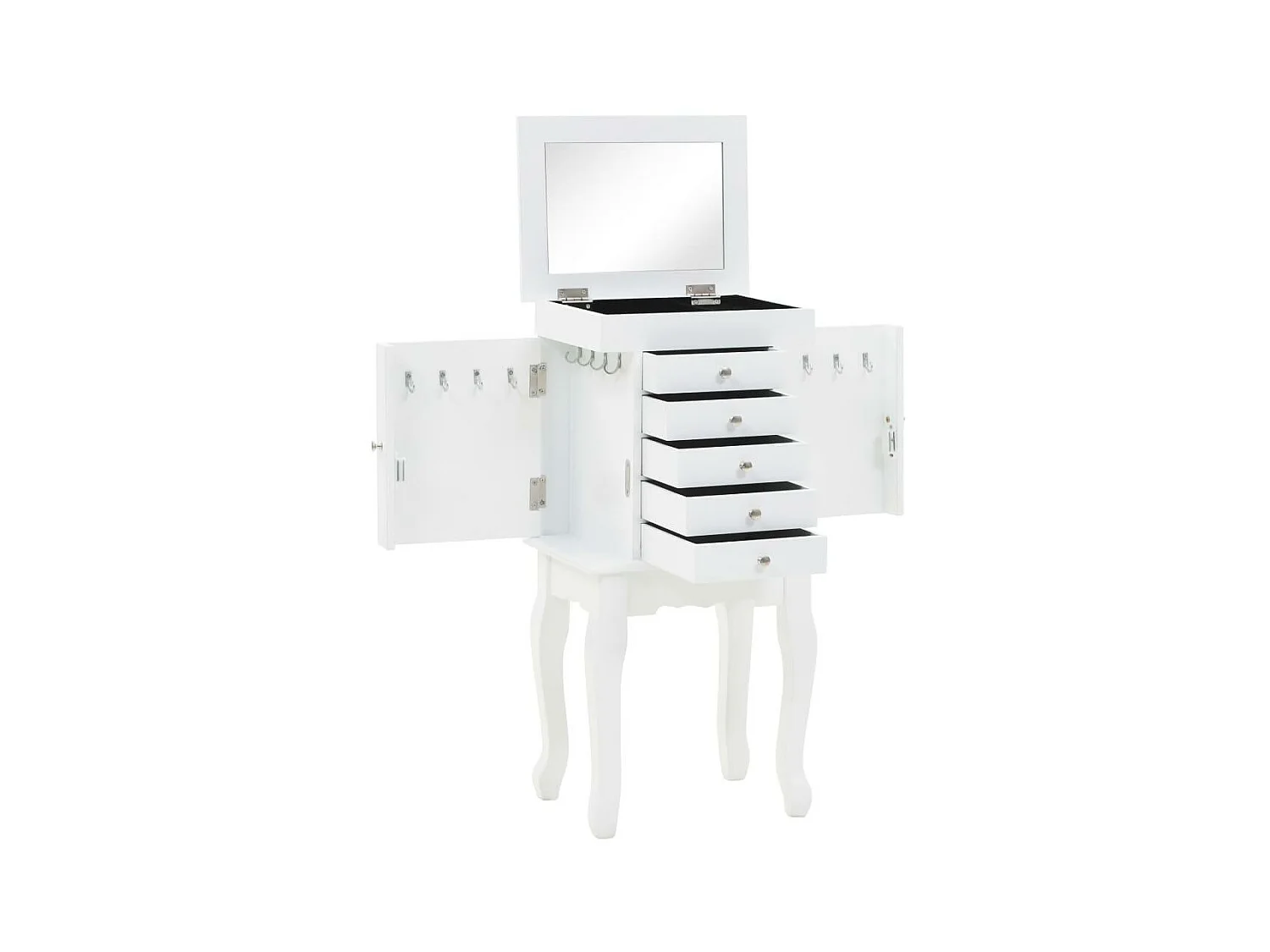 bahut armoire console blanche 60 x 30 x 75 cm 4402050