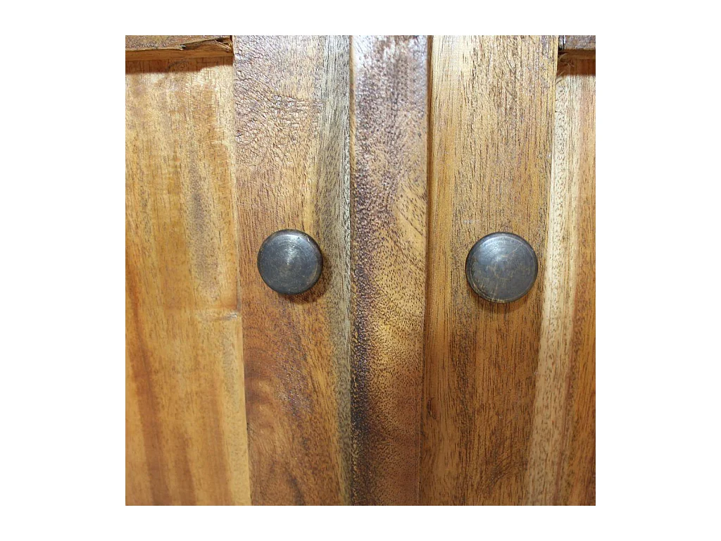 Credenza buffet consolle mobile contenitore in legno massello di recupero 75 cm 4402019