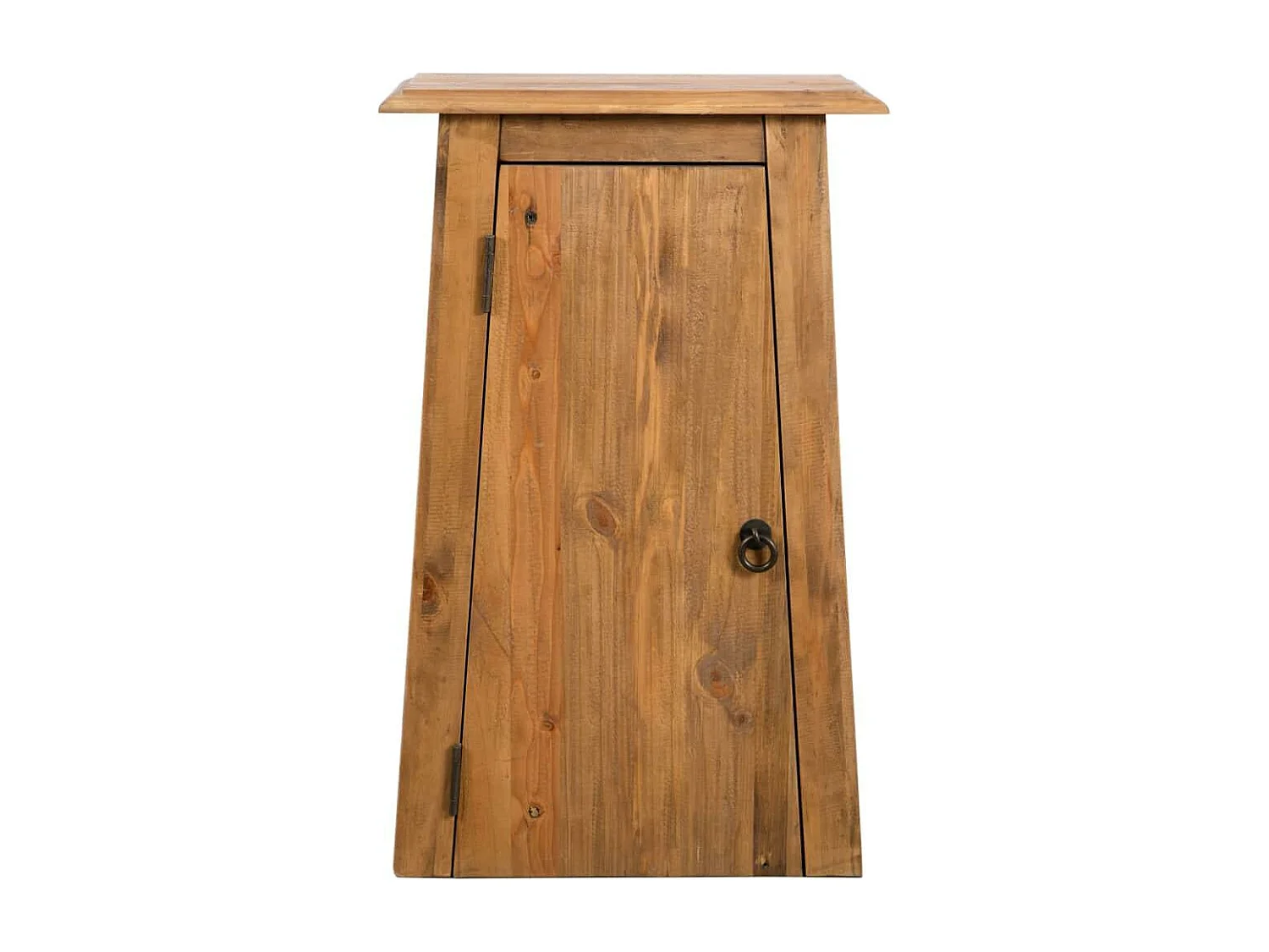 Aparador aparador mueble consola mueble de almacenamiento lateral de baño pino macizo reciclado 70 cm marrón 4402225