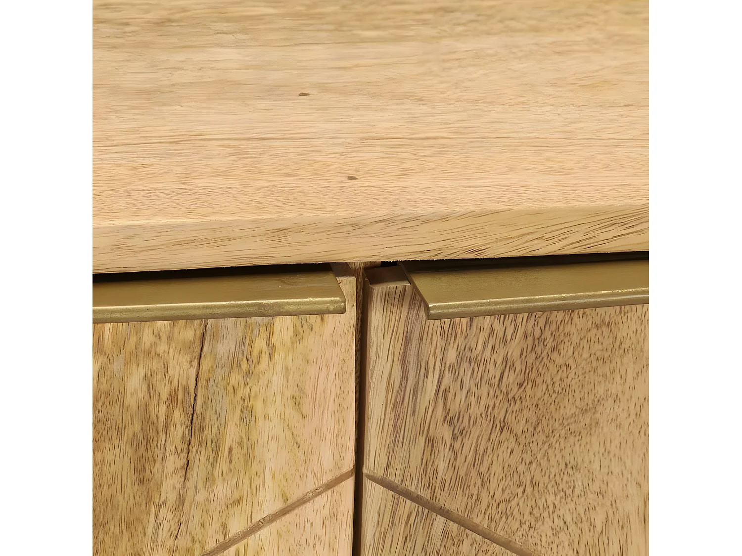 Aparador de madera maciza de mango 80x30x75 cm 4402048