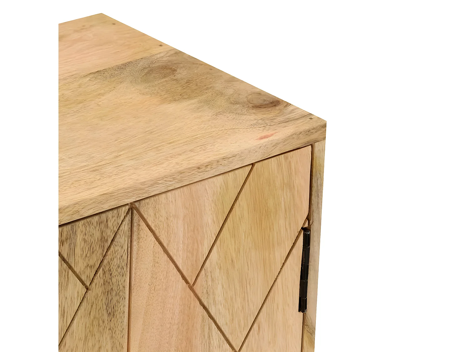 Aparador de madera maciza de mango 80x30x75 cm 4402048