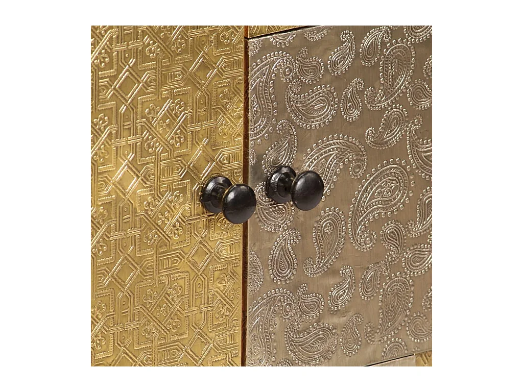 bahut armoire console bois marron 60 x 30 x 75 cm 4402249