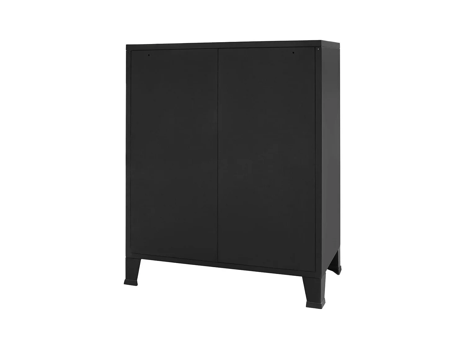 Aparador buffet mueble consola mueble de almacenaje con cajones metálicos estilo industrial 93 cm negro 4402223