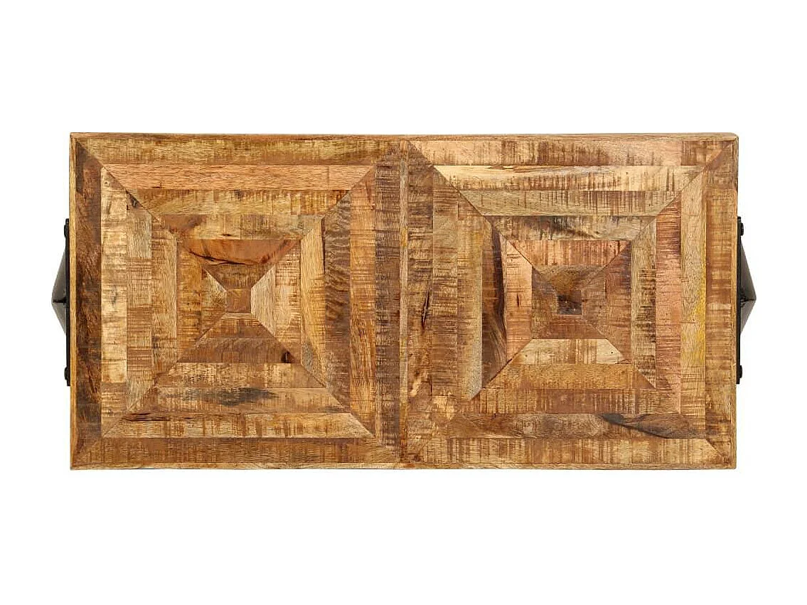 Buffet aparador console armário armazenamento madeira de mangueira maciça 80 cm 4402270