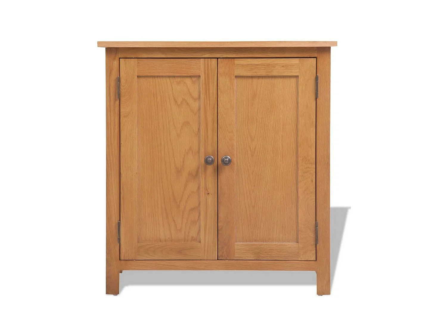 Buffet aparador console armário de armazenamento 75 cm madeira maciça de carvalho 4402272