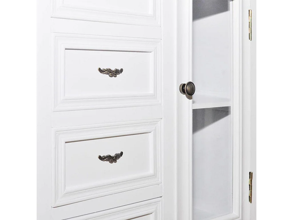 bahut armoire console blanche 175 x 40 x 82 cm 4402197