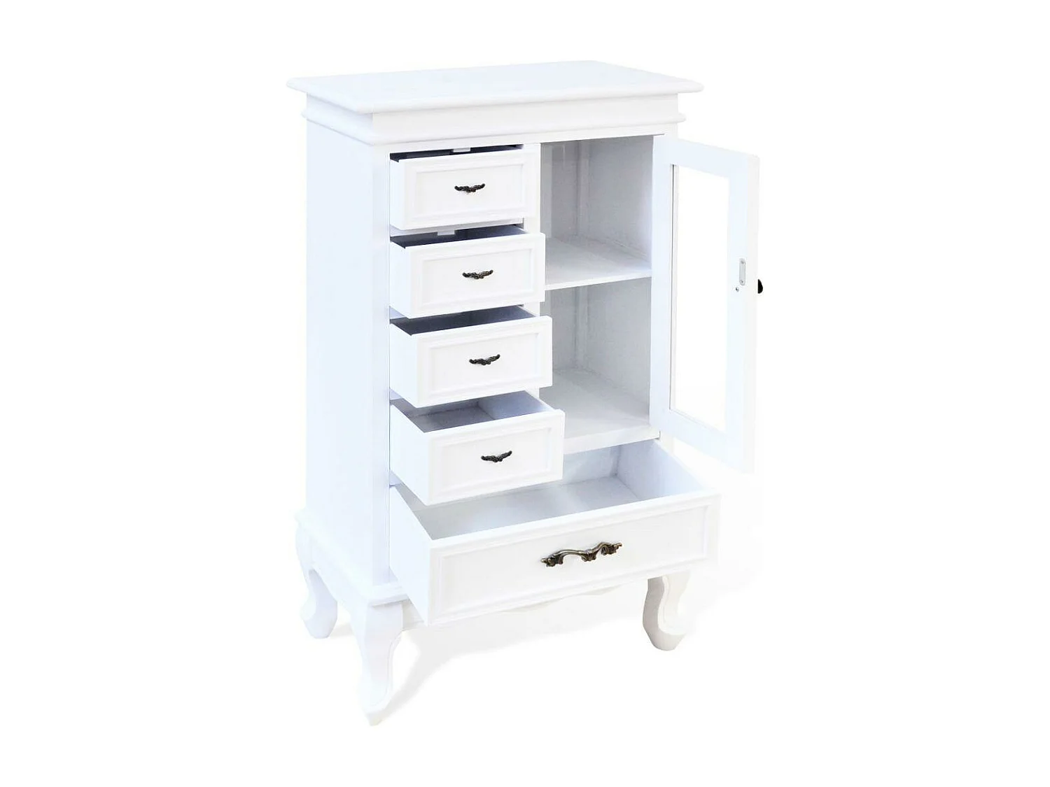 bahut armoire console blanche 175 x 40 x 82 cm 4402197