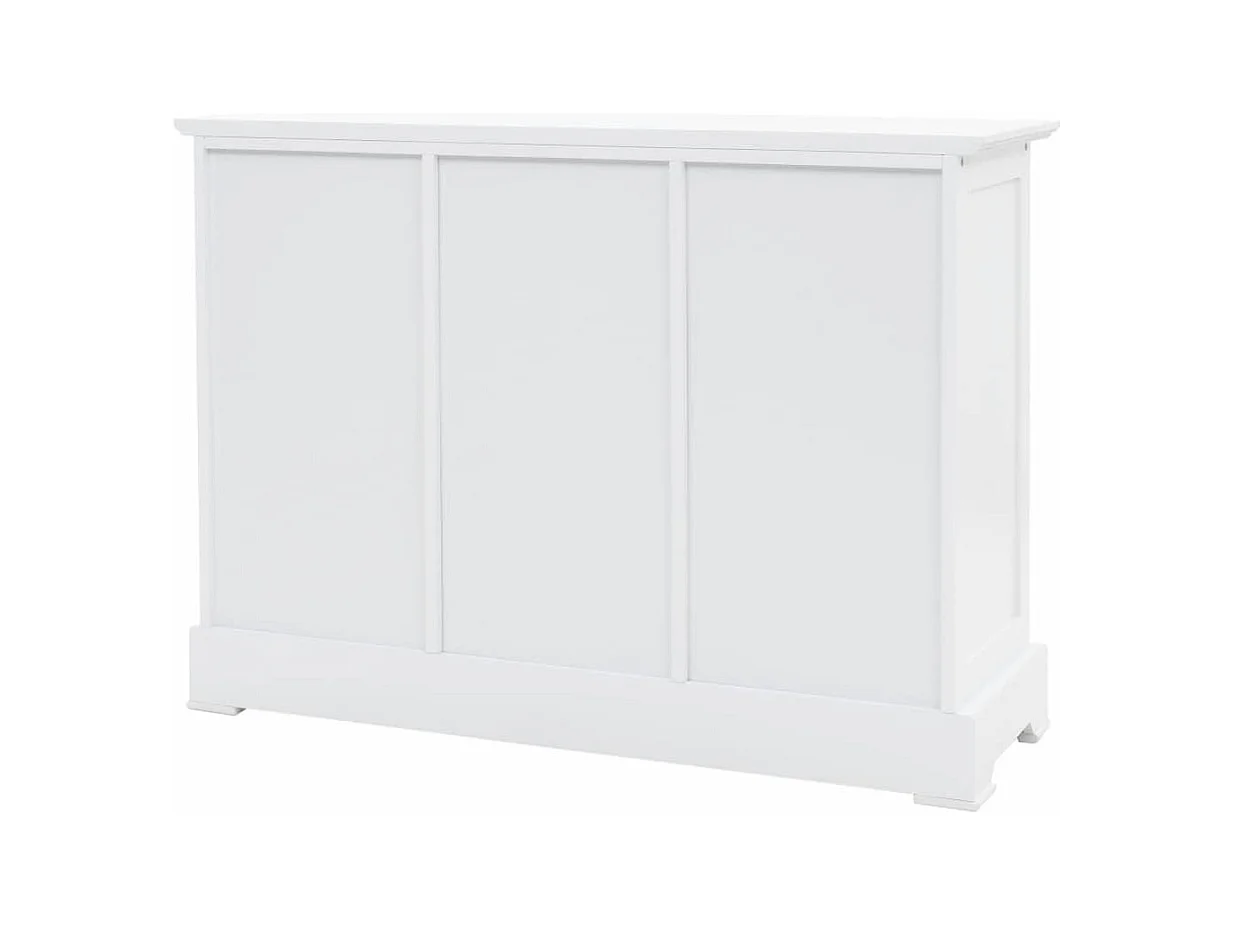 Aparador aparador consola mueble mueble almacenaje con 3 puertas MDF y madera de pino 105 cm 4402117