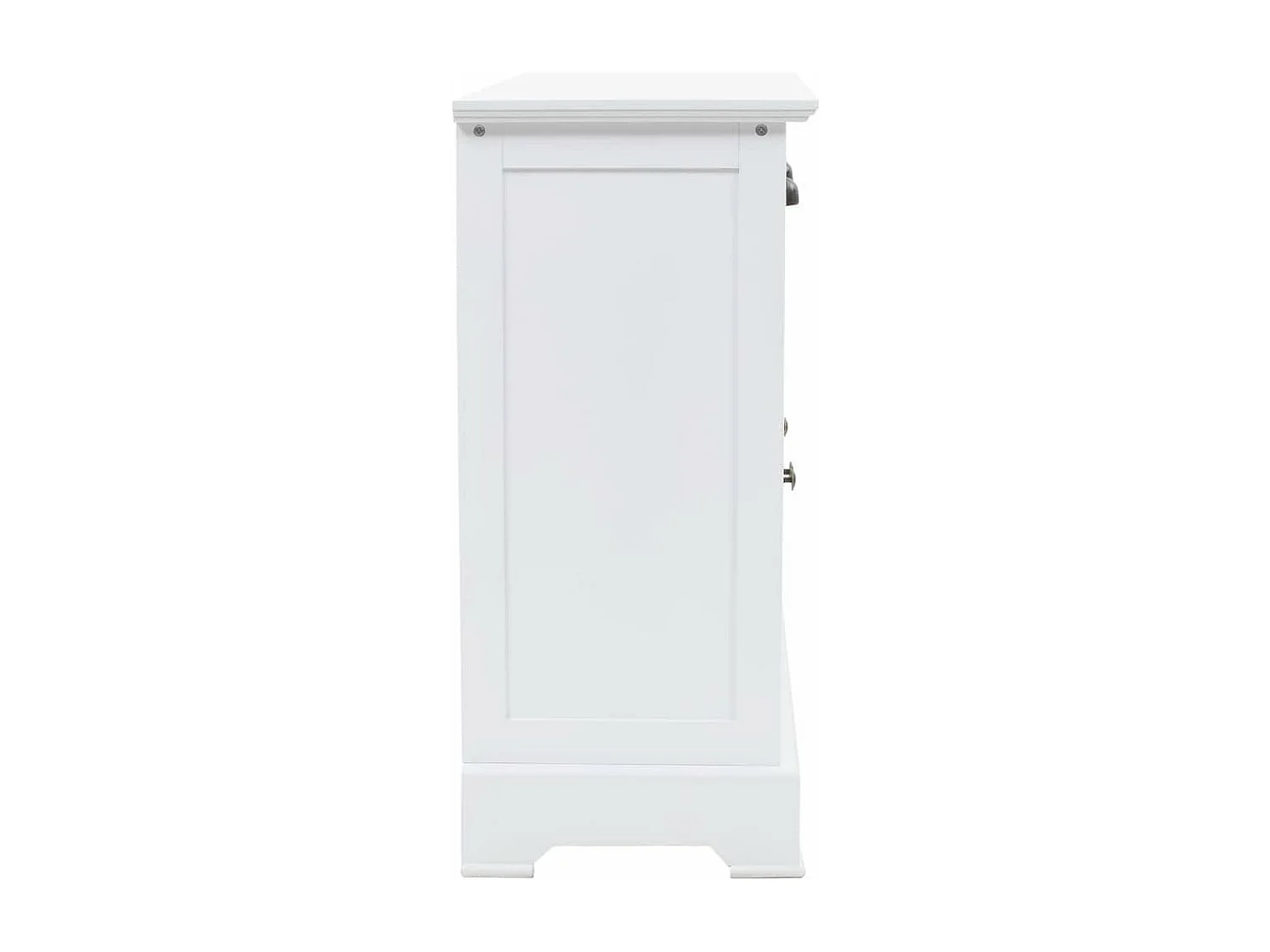 Credenza credenza consolle mobile contenitore con 3 ante in MDF e legno di pino 105 cm 4402117