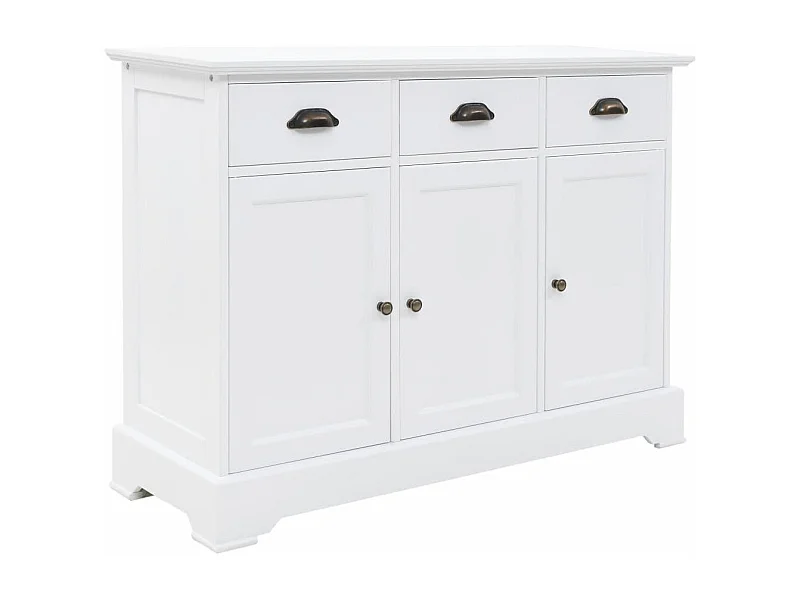 bahut armoire console effet bois marron 60 x 30 x 75 cm 4402117