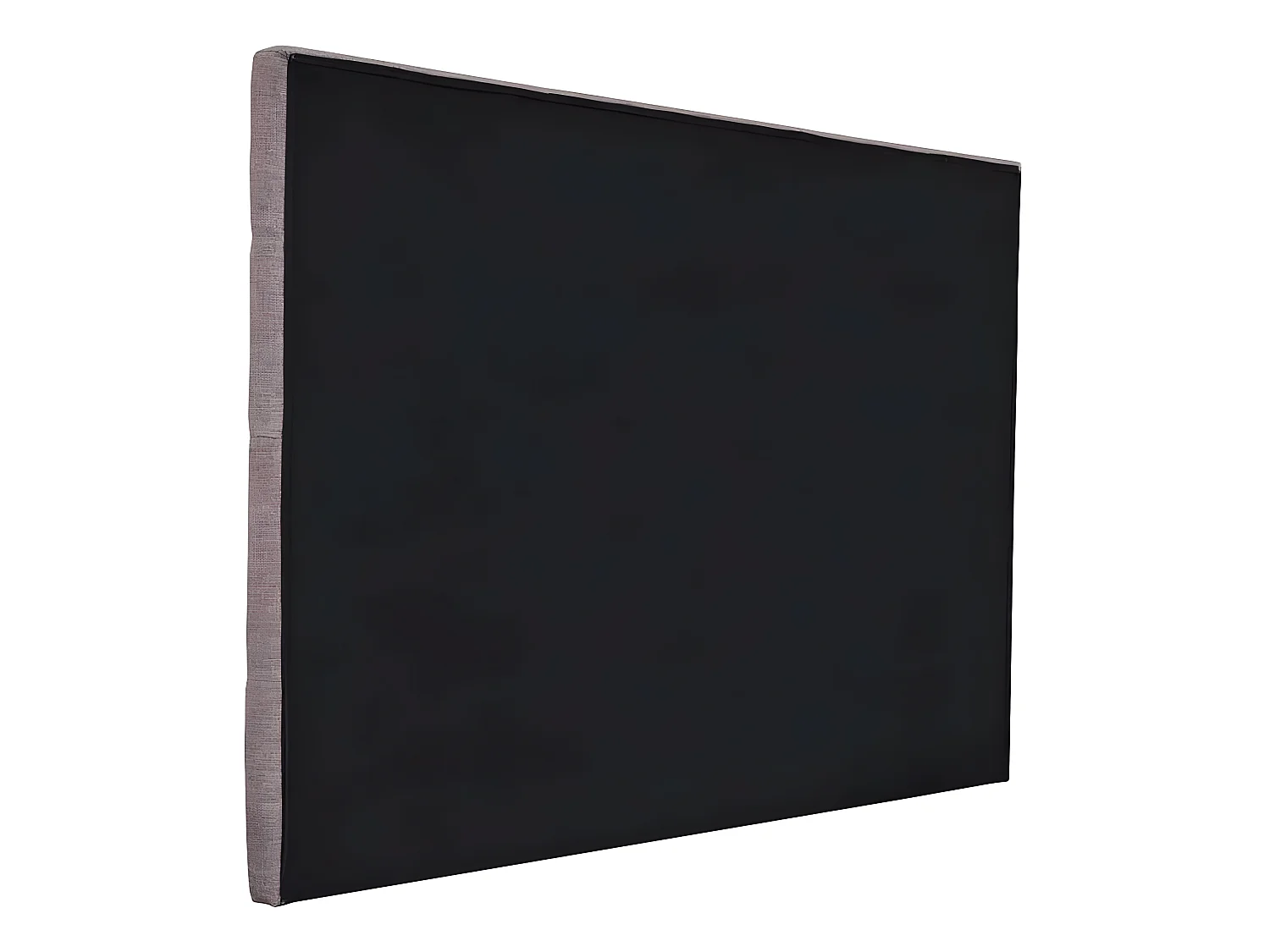 Cabecero de cama acolchado  160 cm "DÉCO" en tela - Topo