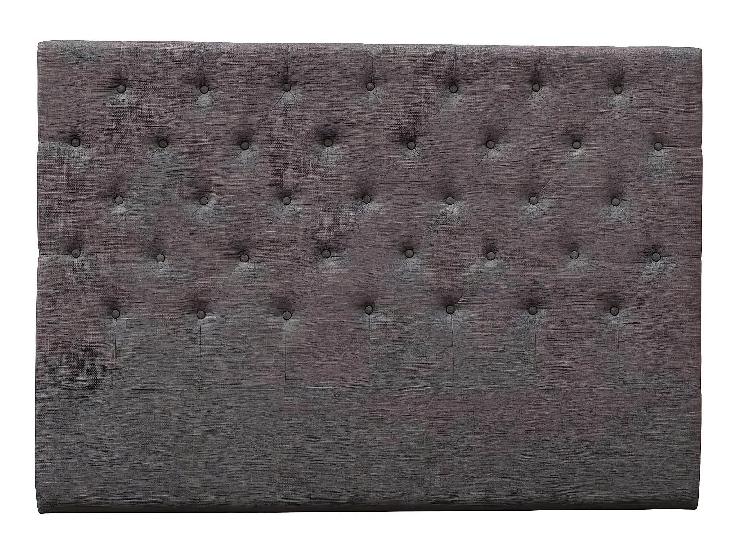 Tête de lit capitonnée "Déco" - 169 cm - Taupe - En tissu