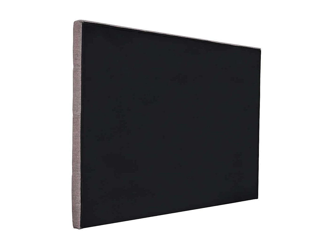 Tête de lit capitonnée "Déco" - 169 cm - Taupe - En tissu