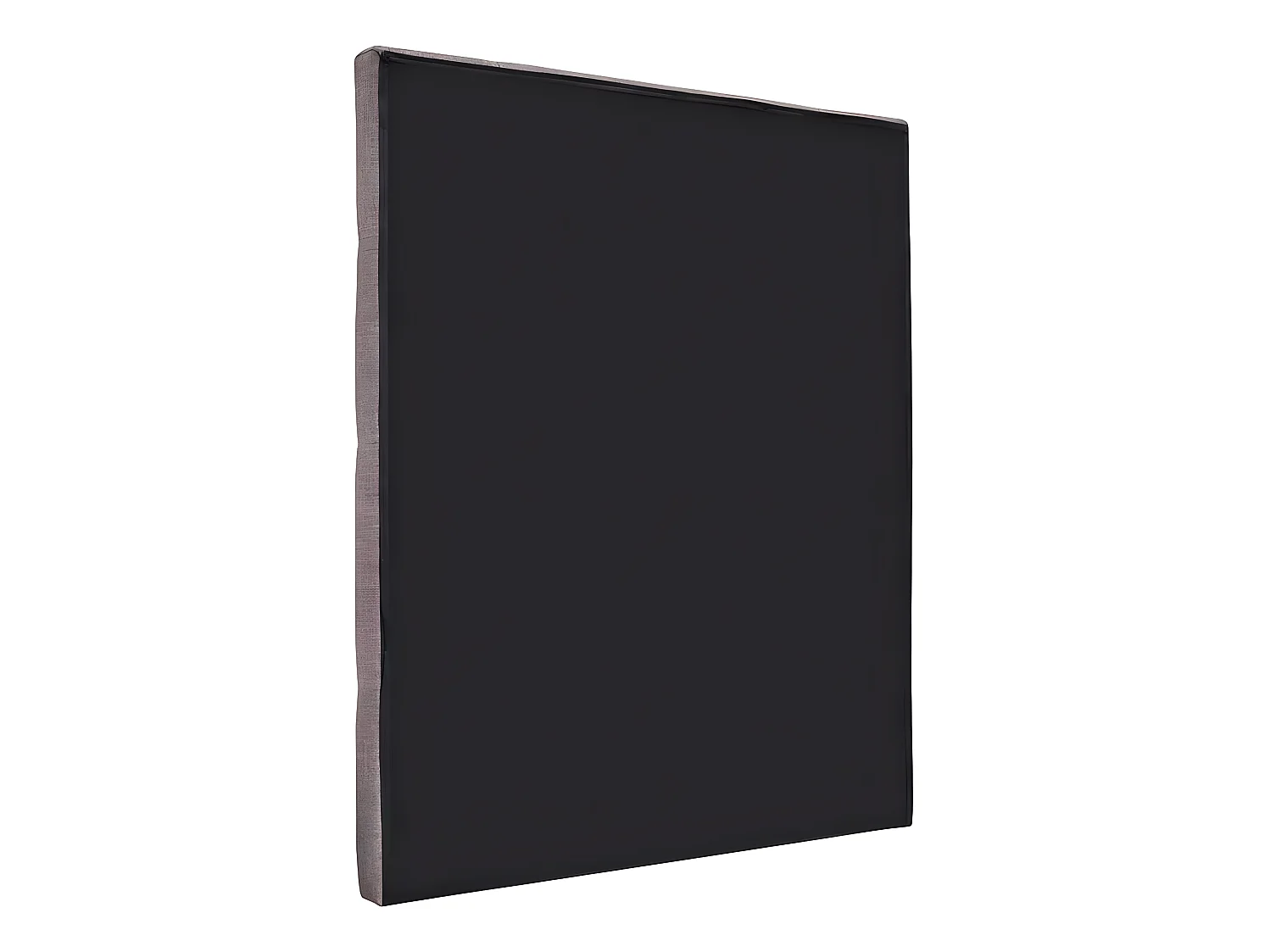 Cabecero de cama acolchado  90 cm "DÉCO" en tela - Topo