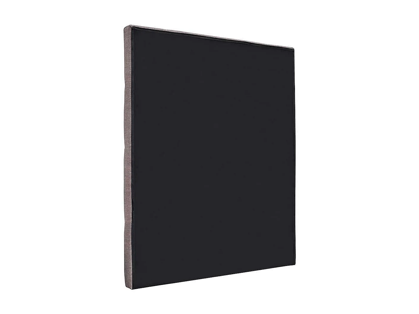 Tête de lit capitonnée "Déco" - 99 cm - Taupe - En tissu