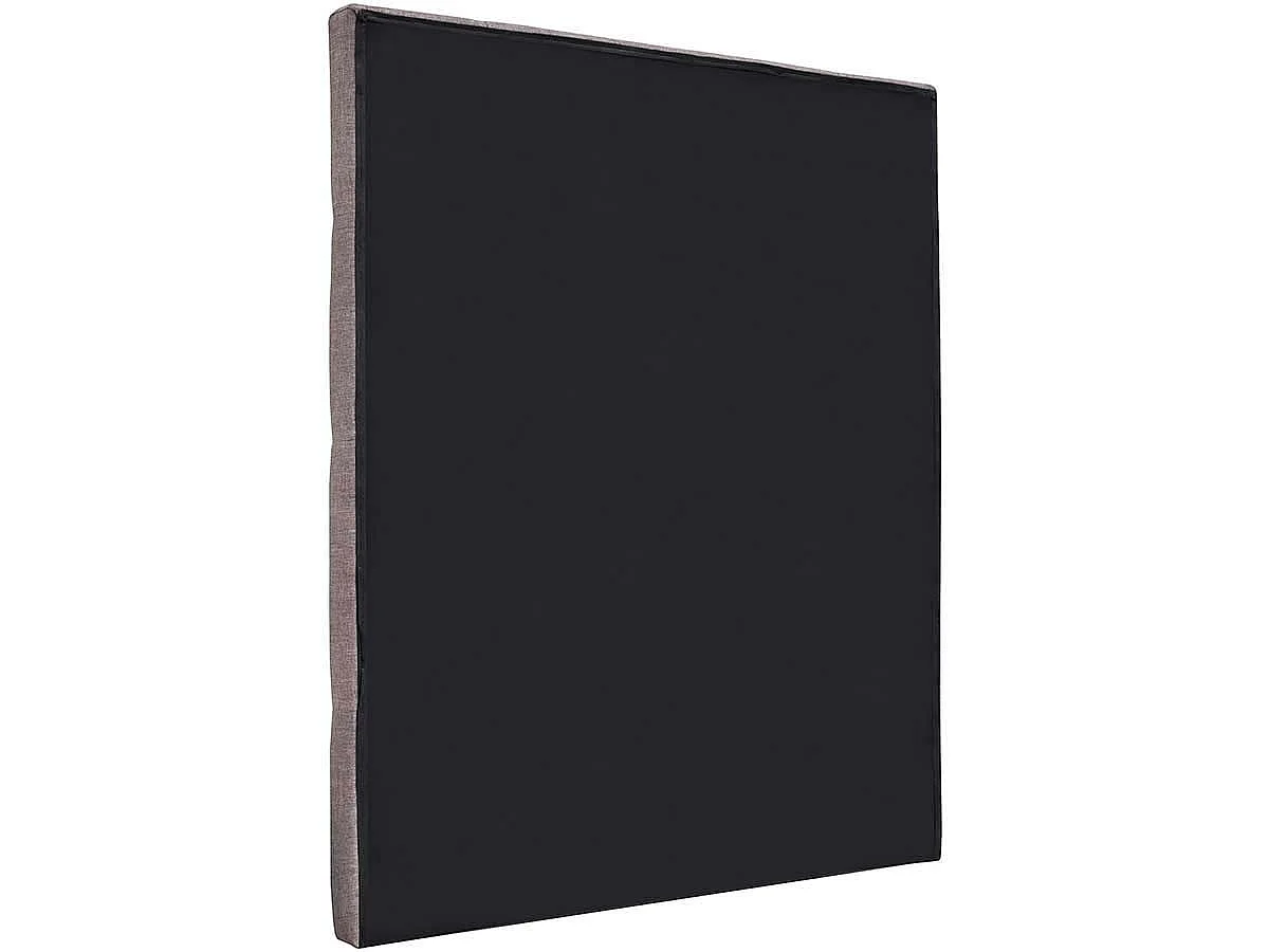 Cabecero de cama acolchado  90 cm "DÉCO" en tela - Topo