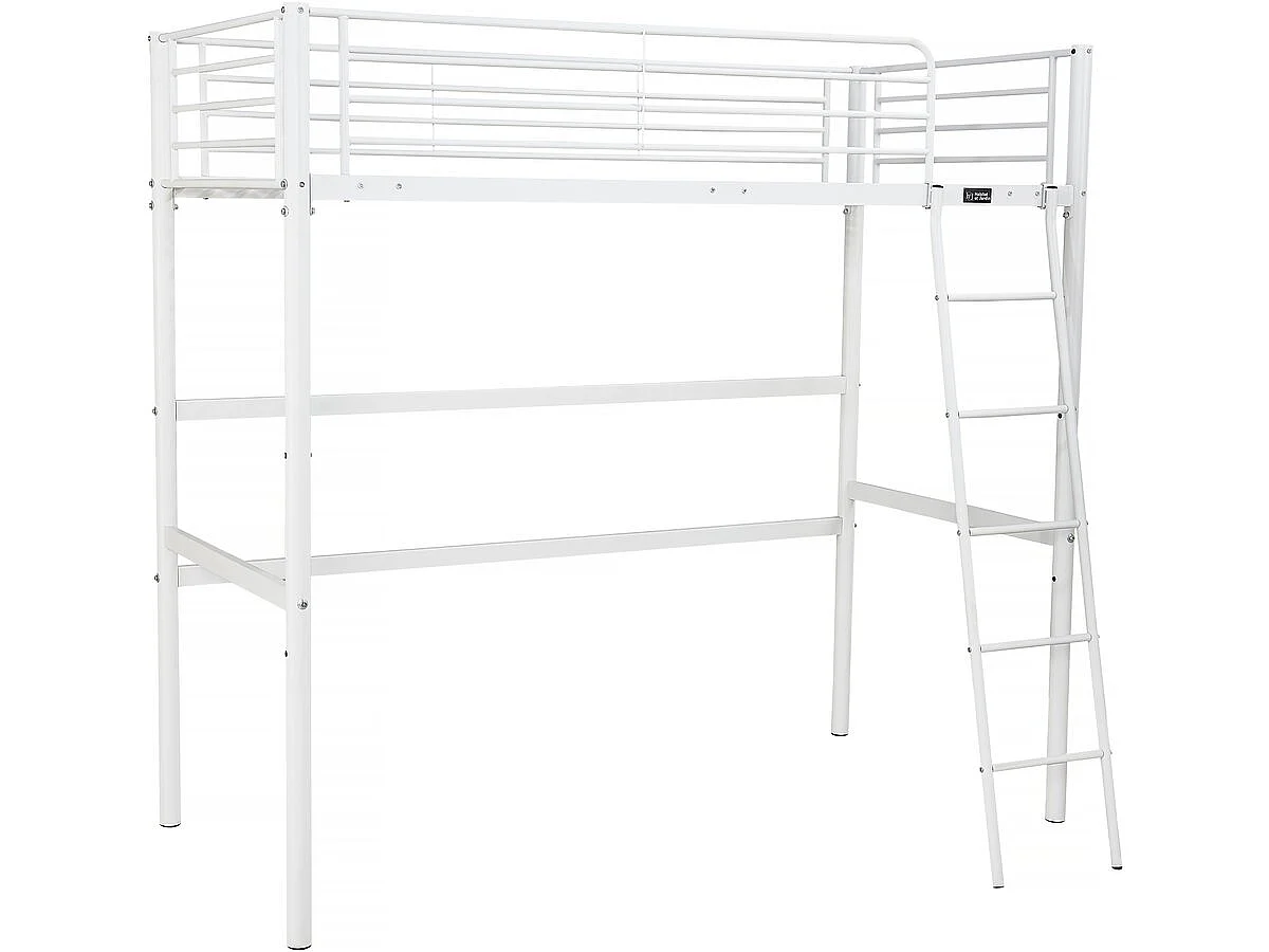 Cama mezanino "Alora" - 90 x 190 cm - Branco