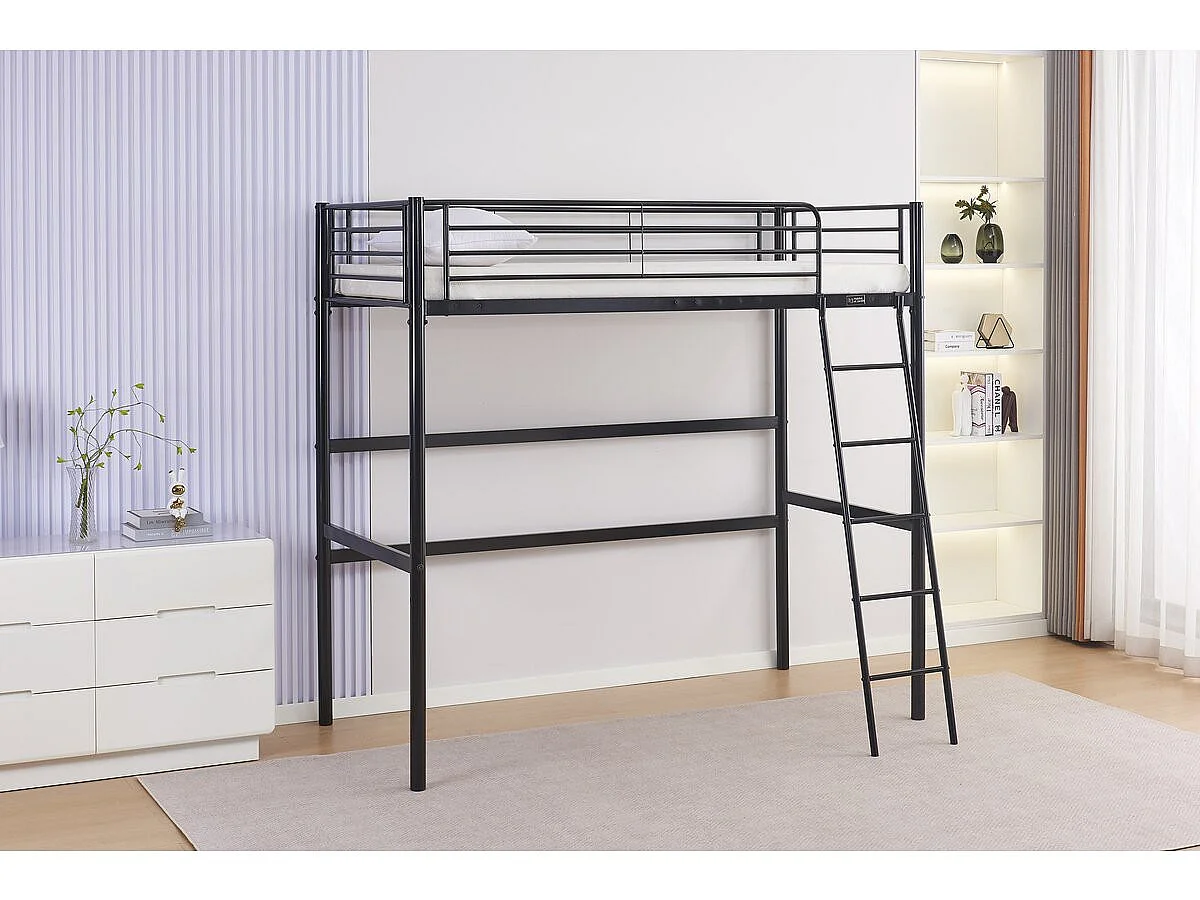 Cama mezanino "Alora" - 90 x 190 cm - Branco
