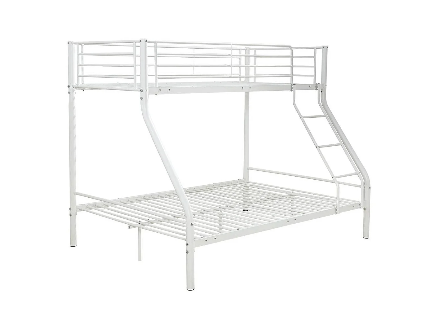 Letto a castello "LEO" - Bianco - Metallo