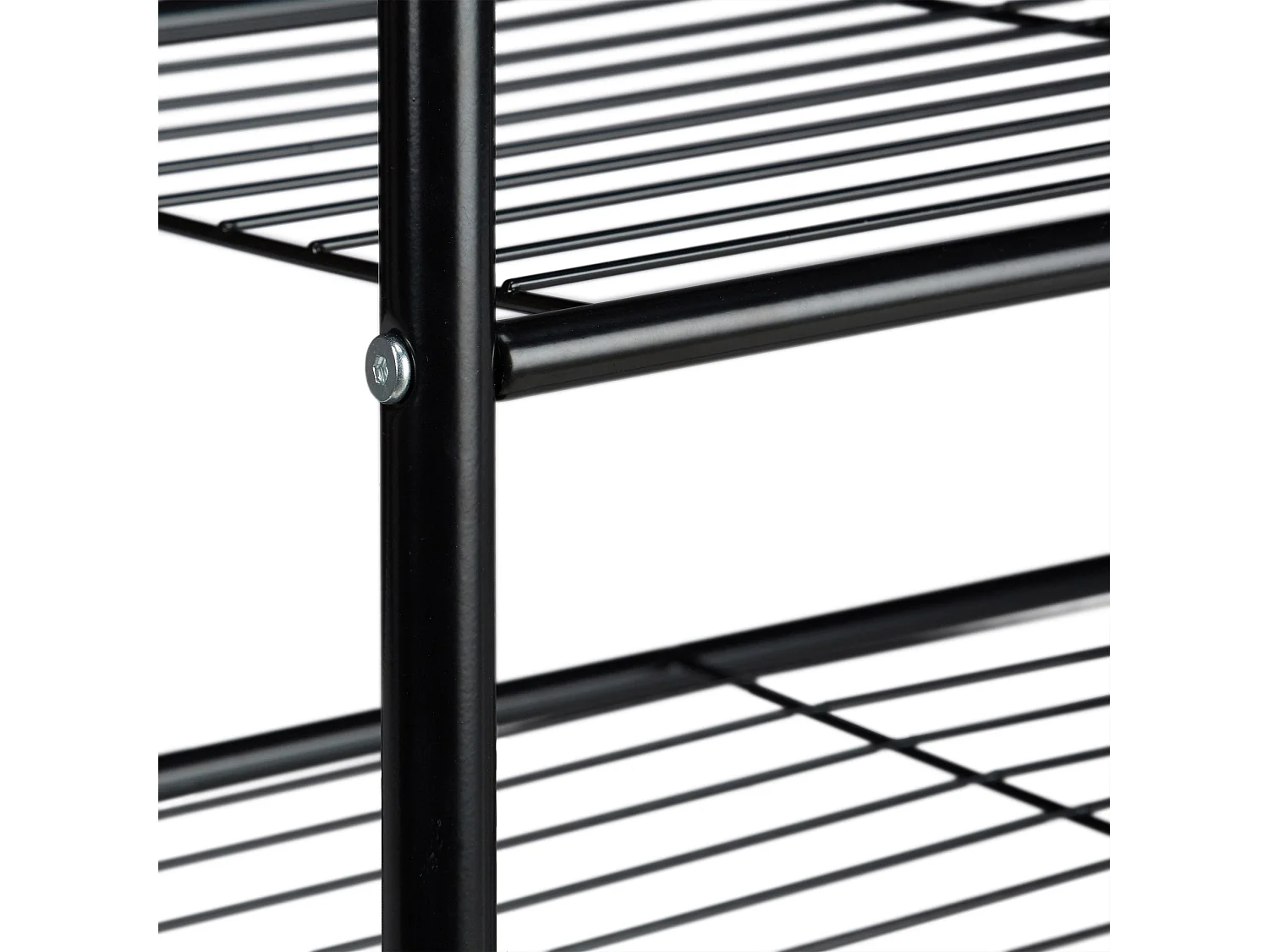 Cabide de armazenamento preto 162 cm 2013078/2