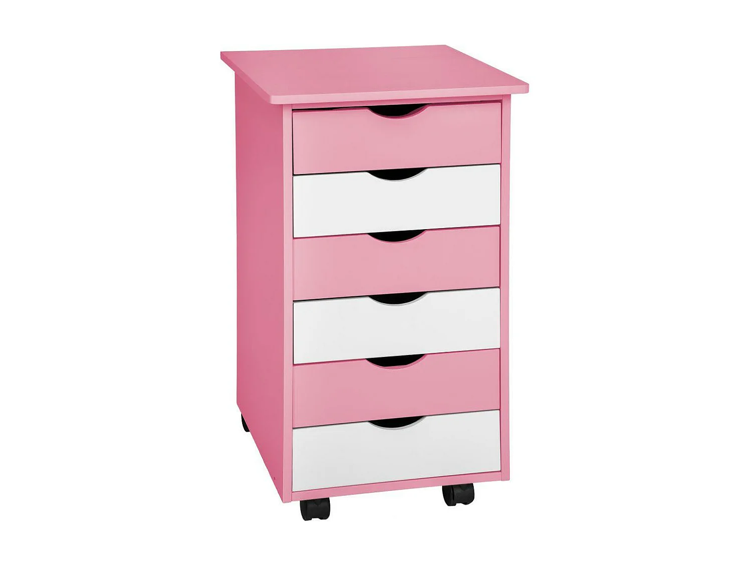 Caisson de bureau meuble en bois rose 0508104