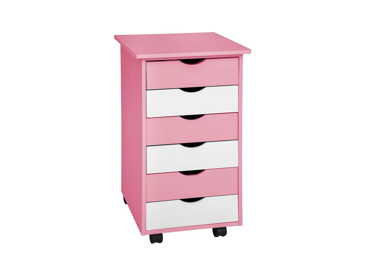 Caisson de bureau meuble en bois rose 0508104