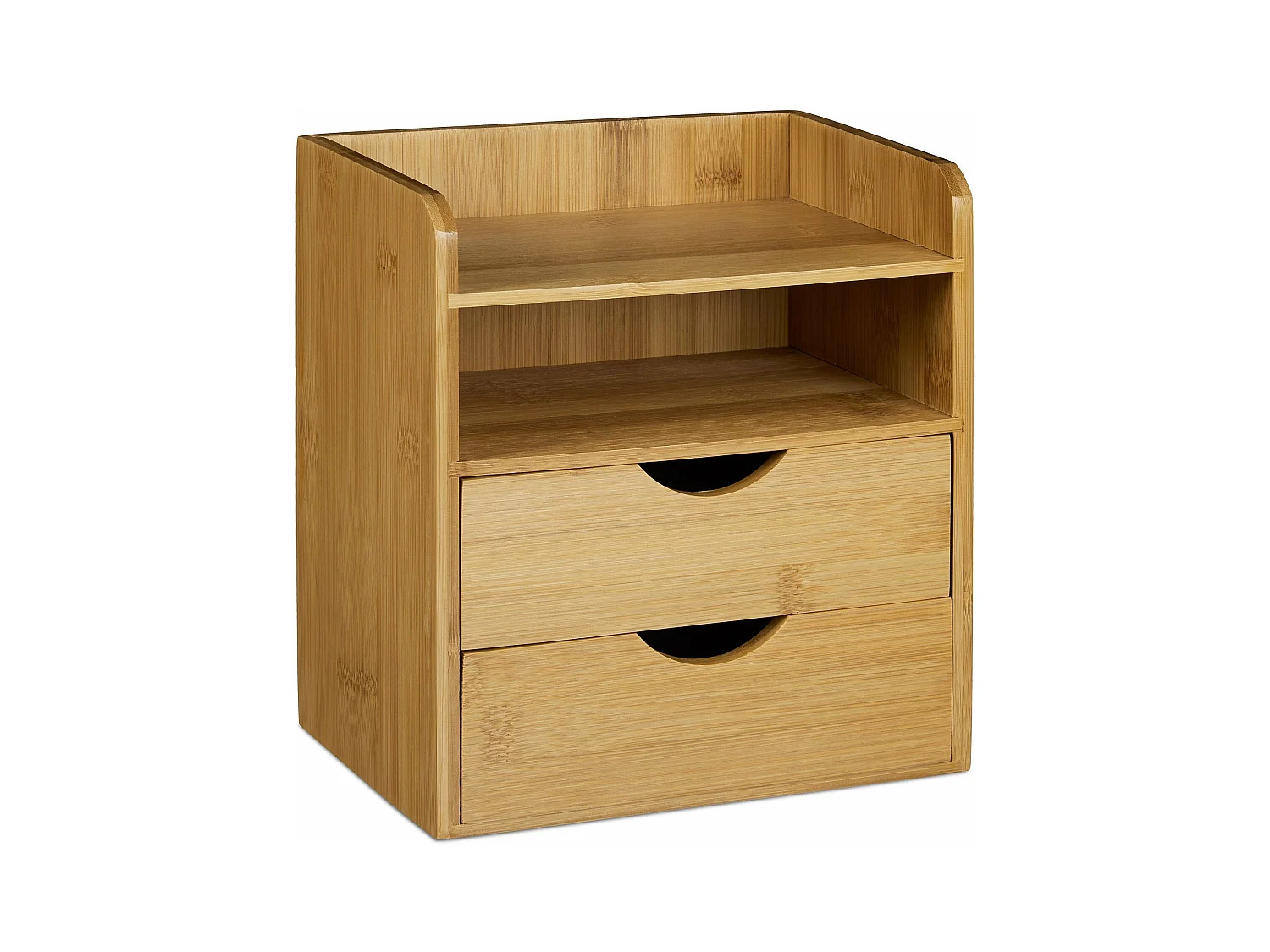 Organiseur de bureau en bambou marron 20 x 13 x 21 cm 0513001