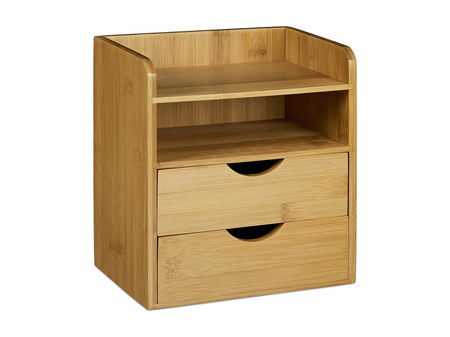 Organiseur de bureau en bambou marron 20 x 13 x 21 cm 0513001