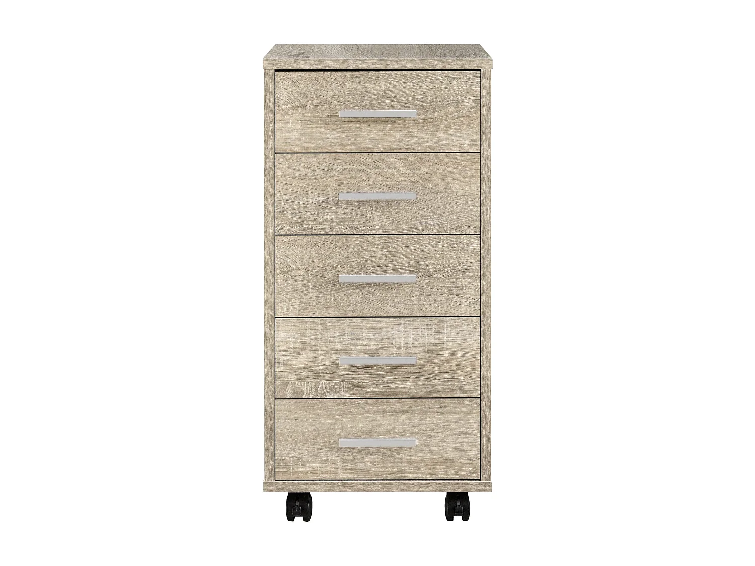 Mobile cassettiera con 5 cassetti in MDF 63 cm beige 03_0001246