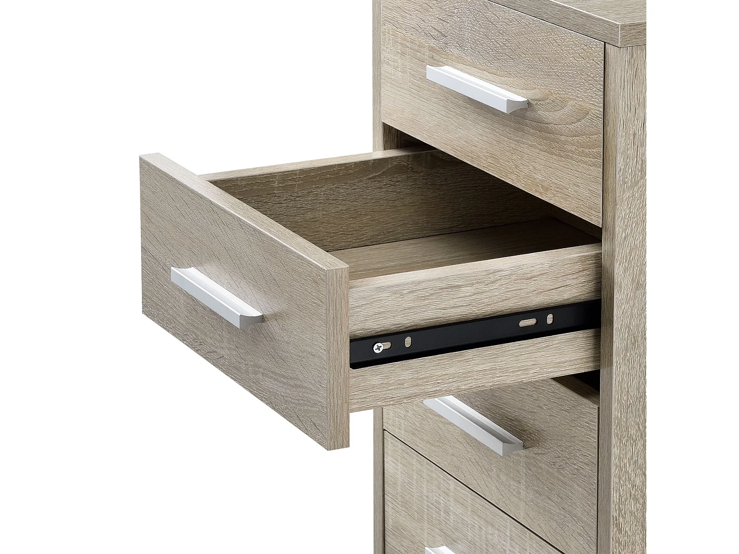 Mobile cassettiera con 5 cassetti in MDF 63 cm beige 03_0001246