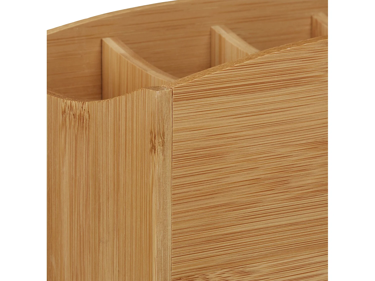 Organiseur de bureau distributeur bambou marron 26 x 13 x 11.5 cm 13_0001754