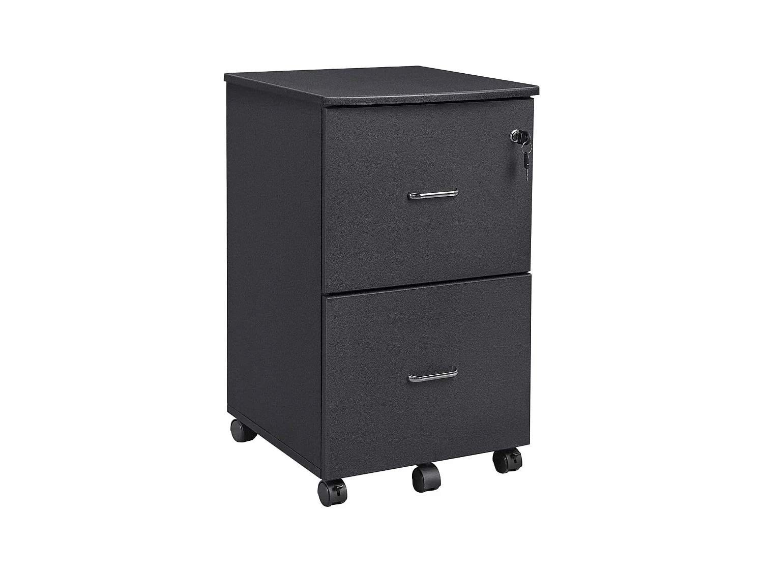 Caisson de bureau mobile noire 43 x 45 x 72 cm 12_0000354