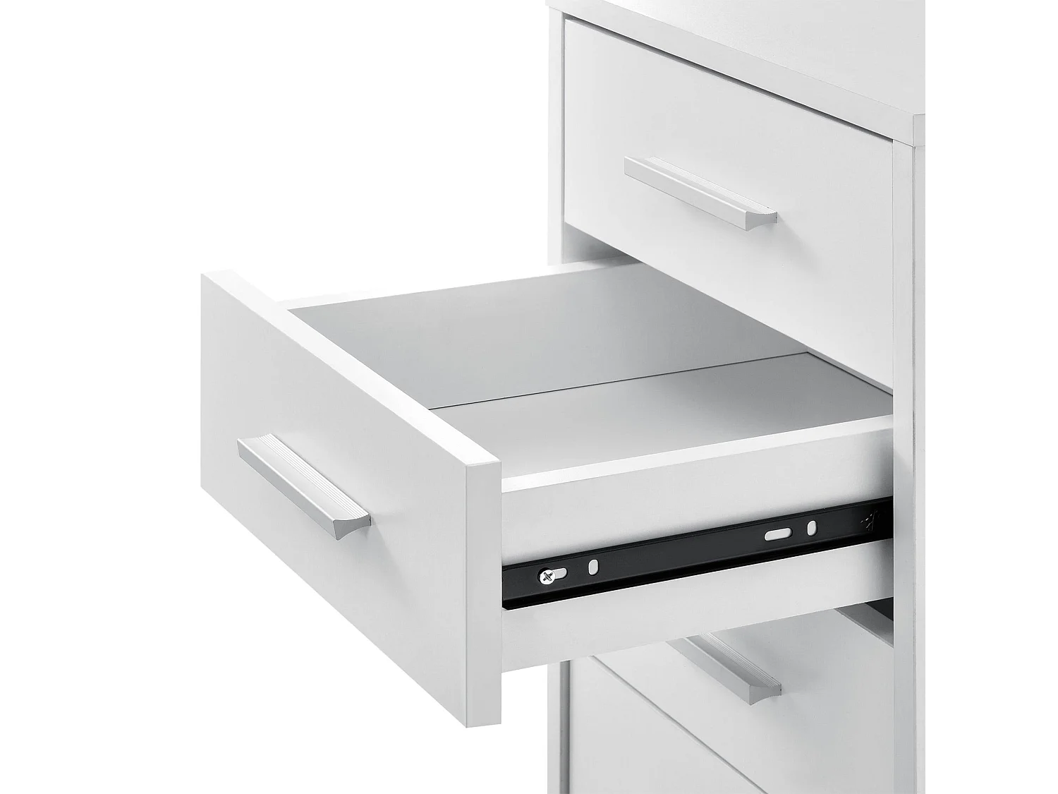 Mobile cassettiera con 5 cassetti in MDF 63 cm bianco 03_0001245