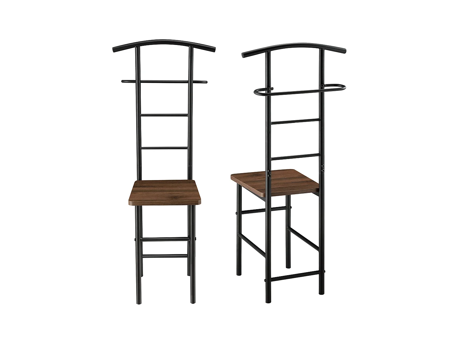 Valet de chambre nuit métal marron 44.5 x 45 x 107 cm 03_0006284