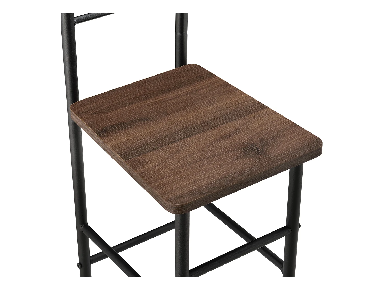 Valet de chambre nuit métal marron 44.5 x 45 x 107 cm 03_0006284