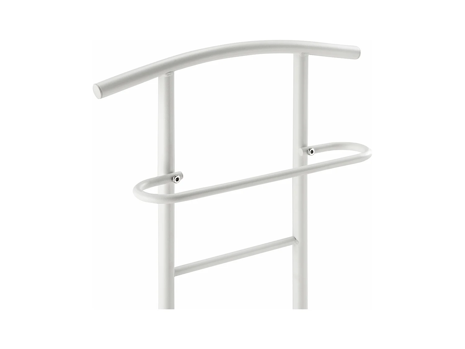 Valet de chambre porte métal blanche 44.5 x 45 x 107 cm 03_0006283