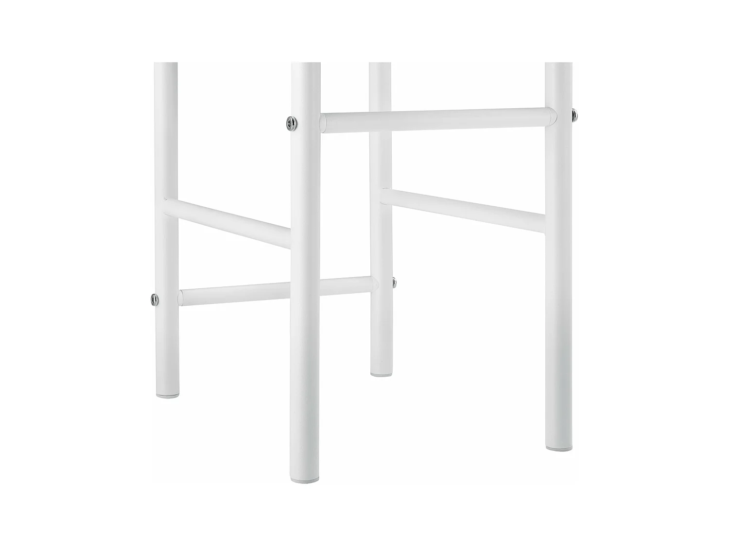 Valet de chambre porte métal blanche 44.5 x 45 x 107 cm 03_0006283