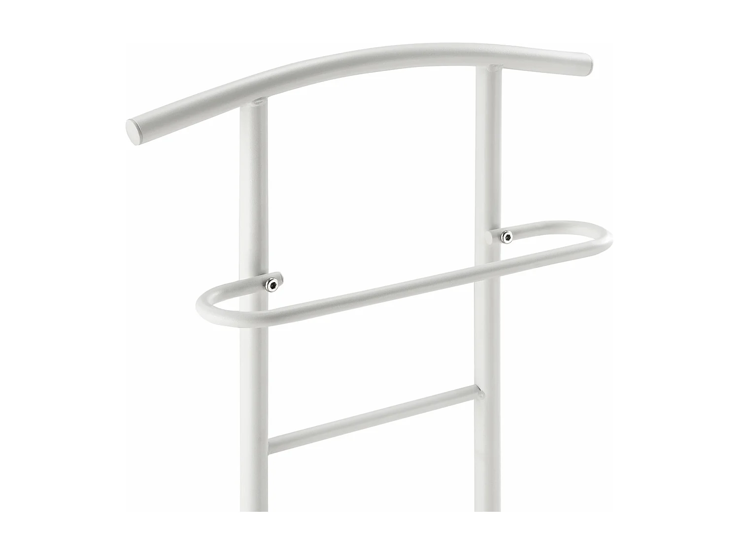 Valet de chambre porte métal blanche 44.5 x 45 x 107 cm 03_0006283