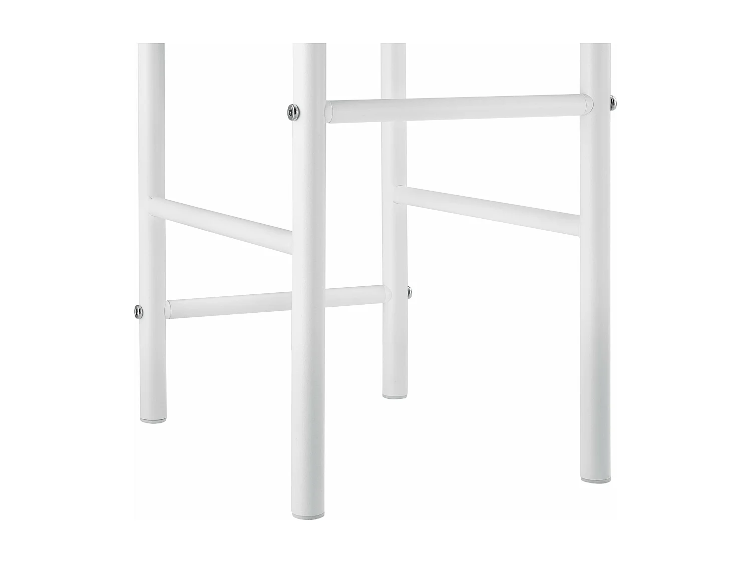 Valet de chambre porte métal blanche 44.5 x 45 x 107 cm 03_0006283