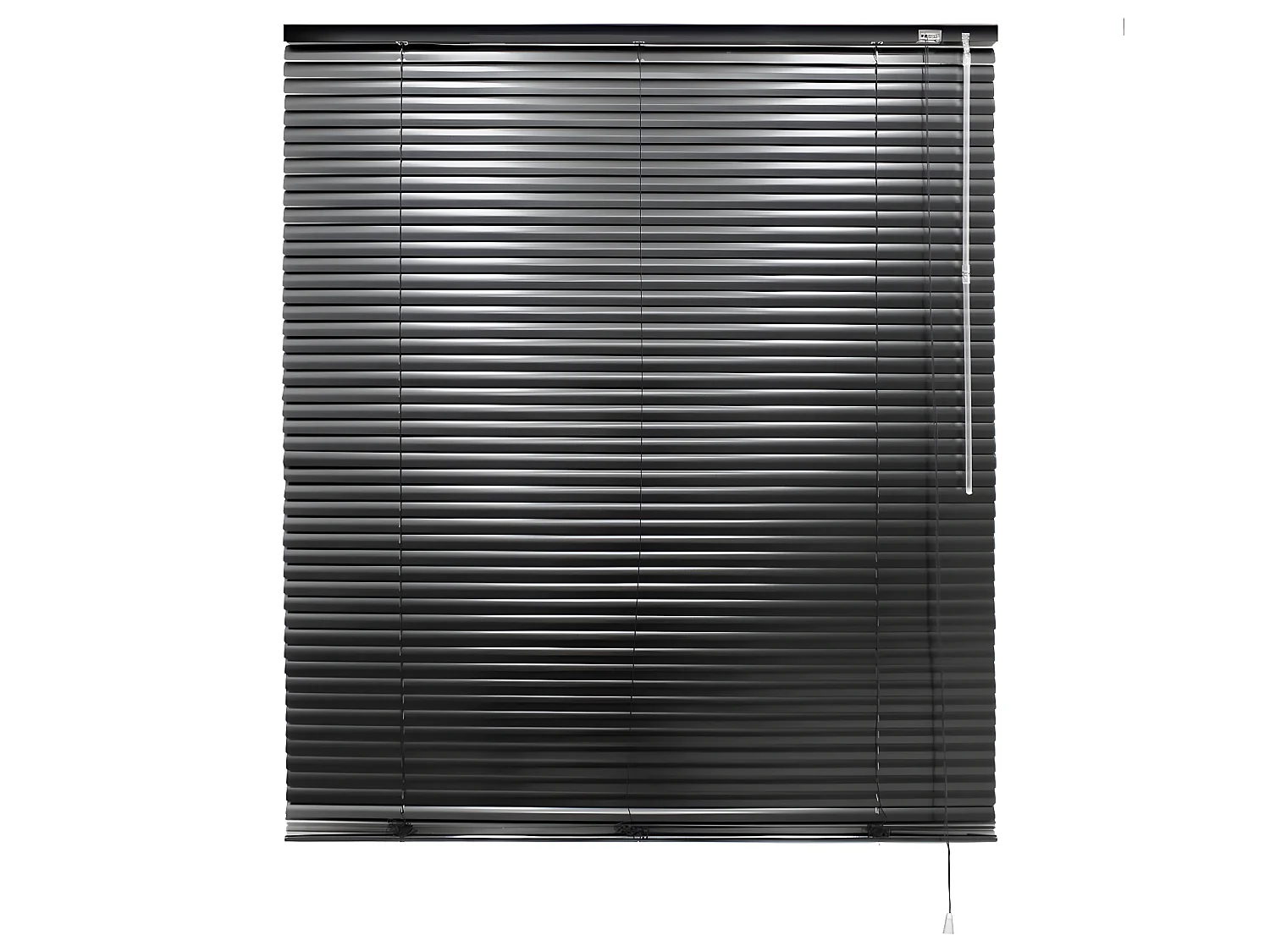 Tenda veneziana in alluminio 120 x 220 cm - Nero ECD Germany