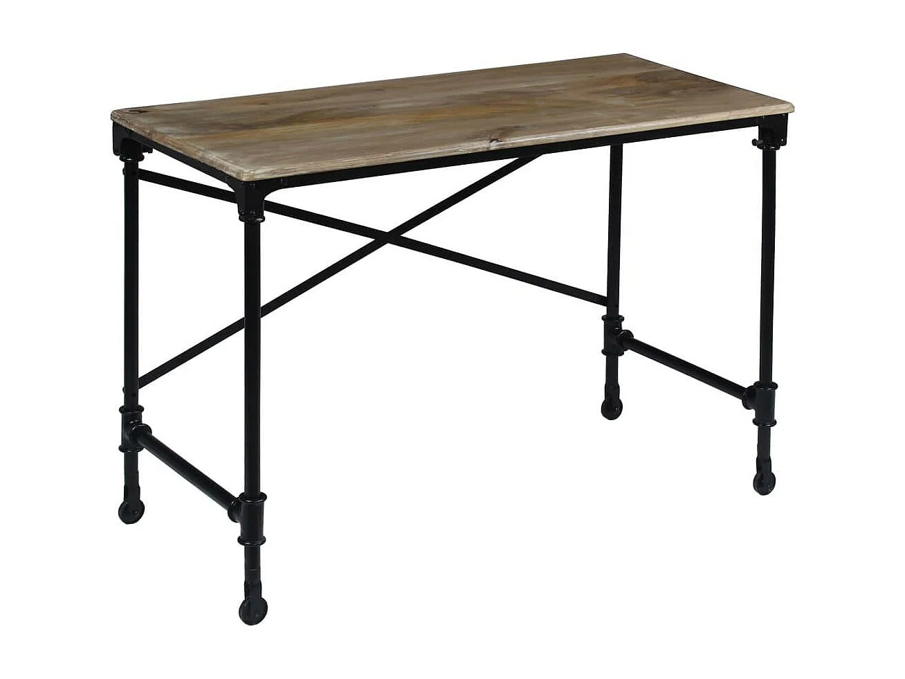 Bureau table meuble travail marron 110 x 50 x 96 cm 0502126