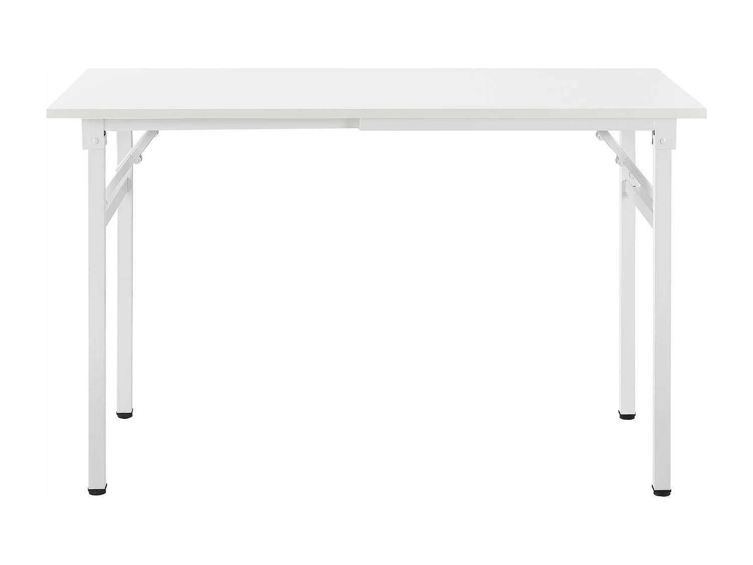 Table pliante de cuisine blanche 120 x 60 x 76.4 cm 03_0004361