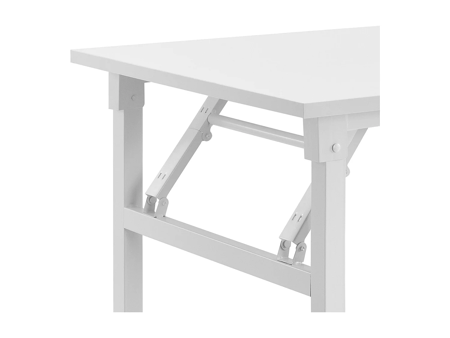 Table pliante de cuisine blanche 120 x 60 x 76.4 cm 03_0004361