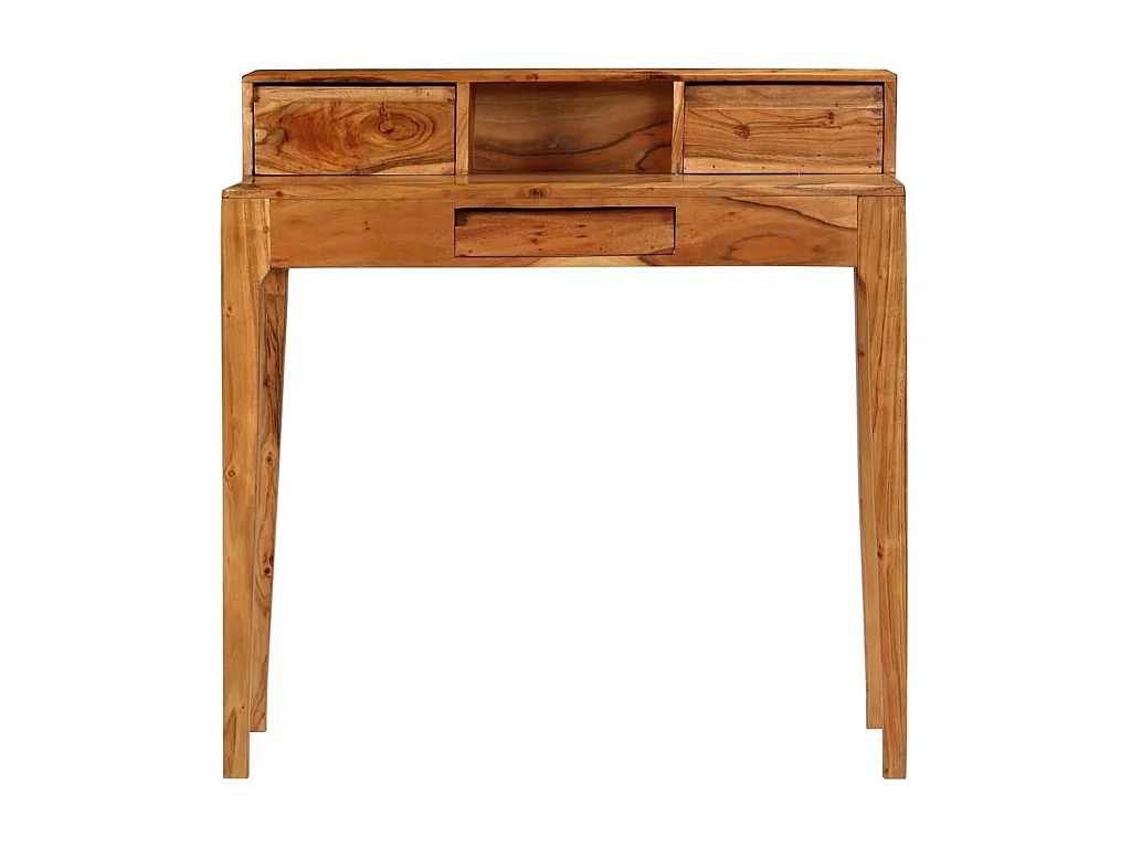 Bureau table meuble travail bois marron 88 x 50 x 90 cm 0502139