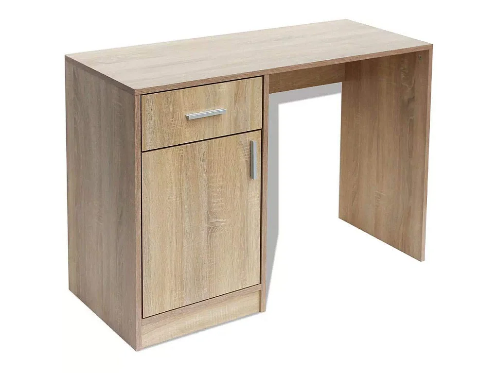 Bureau table meuble travail beige 100 x 40 x 73 cm 0502110