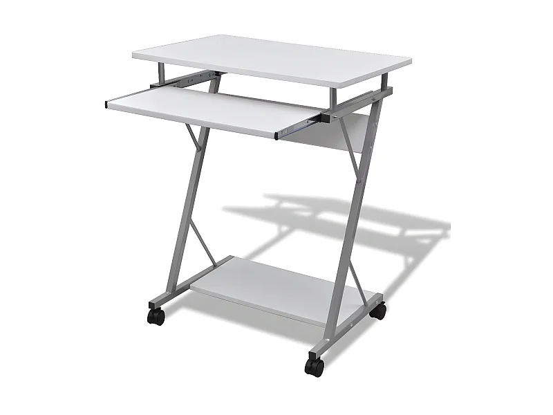 Bureau table meuble travail blanche 60 x 40 x 75 cm 0502140